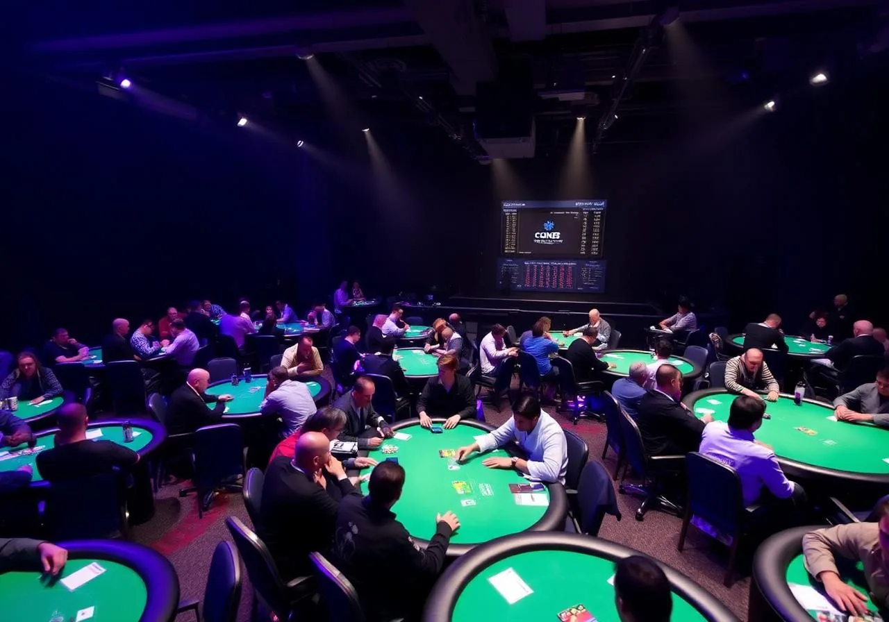 Sala turniejowa pokera w UrEvent